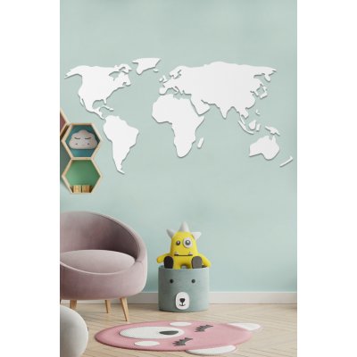 VYLEN s.r.o. Mapa světa Černá, 1300 mm x670 mm – Hledejceny.cz