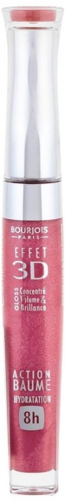Bourjois 3D Effet Lip Gloss 5,6 Ml In Rose Pacific – Durchsichtiger Glanz Für Volle Lippen
