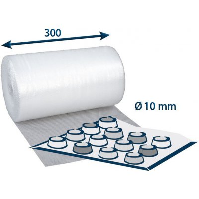 Bublinková fólie v roli šíře 300 mm - 3 bm – Sleviste.cz