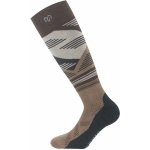 lyžařské Lasting merino SIW L hnědá – Zboží Dáma