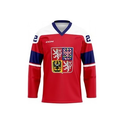 CCM FANS dres ČR červený – Sleviste.cz