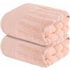Ručník Livarno home ručník 50 x 100 cm 2 ks světle růžová