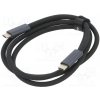 usb kabel Baseus CB000068 USB 4.0, USB C vidlice,z obou stran, 1m, černý