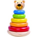 Tooky Toy nasazovací kroužky Medvídek Pastel – Zboží Mobilmania
