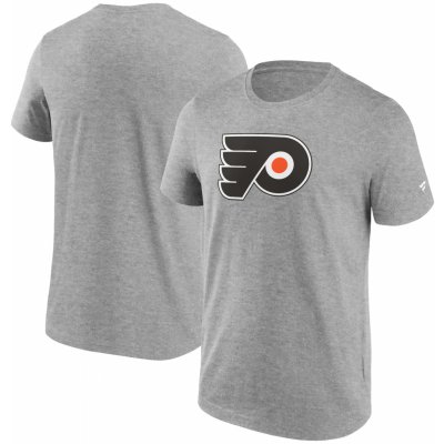 Fanatics pánské tričko Philadelphia Flyers Primary Logo Graphic T-Shirt Sport Gray Heather – Zboží Mobilmania