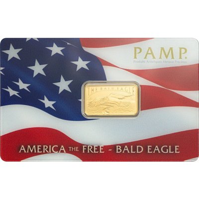 PAMP America the Free Orel bělohlavý zlatý slitek 5 g – Zboží Dáma