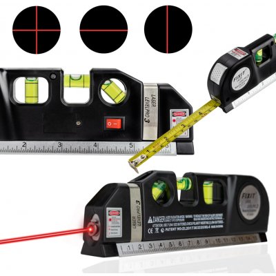 CHINEX Laserová vodováha s měřicí tyčí 250 cm 9518 – Zboží Mobilmania