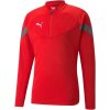 Pánské sportovní tričko Puma triko s dlouhým rukávem team FINAL Training 1/4 Zip Top 65737501