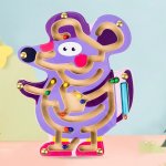 CAB Toys Montessori Drevené magnetické bludisko zajačik – Hledejceny.cz