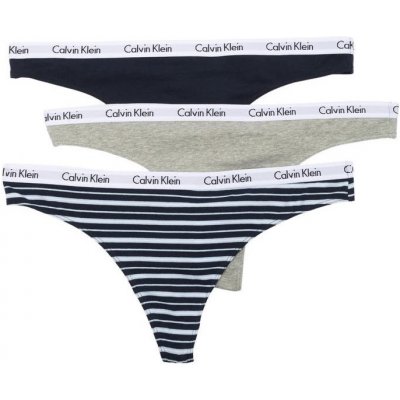 Calvin Klein dámské tangá 3Pack – Zboží Mobilmania