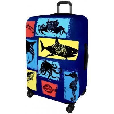 KUFRYPLUS Obal na kufr H244 Mořská zvířata L – Zboží Mobilmania