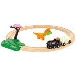 Brio 36098 Dinosauří kruhová vláčkodráha – Zboží Mobilmania