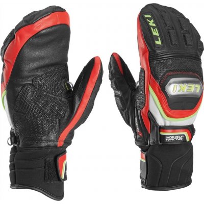 Leki Worldcup Race Titanium S Mitten black red – Zboží Mobilmania