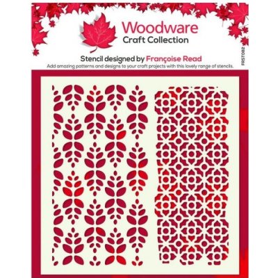 Woodware Plastová šablona 15x15cm mix motivů č.3 – Hledejceny.cz