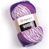 Příze Yarn Art příze Nordic 658 variace fialové a bílé