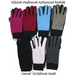 Gloves 2011-094 dámské flaušové prstové rukavice