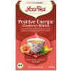 Čaj Yogi Tea Bio Positive Energy Brusinky a Ibišek s černým čajem 17 x 2 g