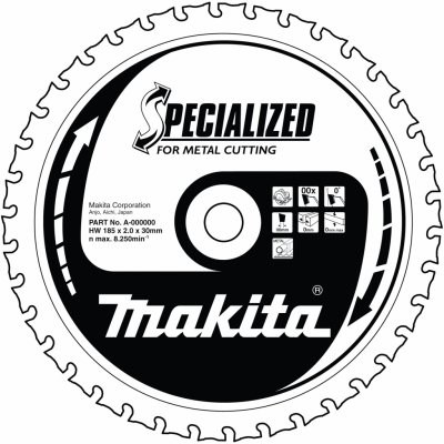 Makita Pilový kotouč na kov B-09765 Specialized, 305x25.4mm, 60 zubů – Zboží Mobilmania