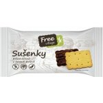 Free village Sušenky polomáčené v tmavé polevě 80 g – Zbozi.Blesk.cz