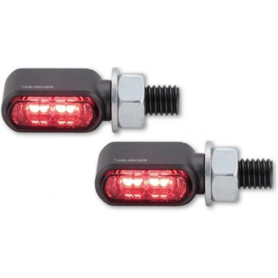 HIGHSIDER LED moto zadní světlo / blinkr LITTLE BRONX titanové – Hledejceny.cz
