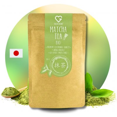 Goodie Matcha Tea Premium Ceremonial BIO 50 g – Zboží Dáma