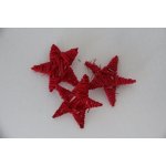 Lata star 5cm blch. červená – Hledejceny.cz