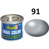 Modelářské nářadí Revell emailová 32191: metalická ocelová steel metallic