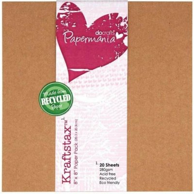 Kraftstax sada kartonových papírů 20 x 20 cm (20 ks) – Zboží Dáma