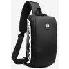 Taška  Ozuko batoh přes rameno s USB + zámek Reflective 7L Ozuko F9281