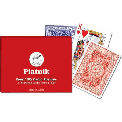 Piatnik Kanasta Bridž Poker 100 % plastové