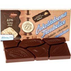 Čokoládovna Troubelice hořká 65% s PROTEINEM 45 g