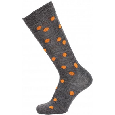 Cai společenské merino ponožky pro dospělé vzor Dots Šedá – Zboží Mobilmania