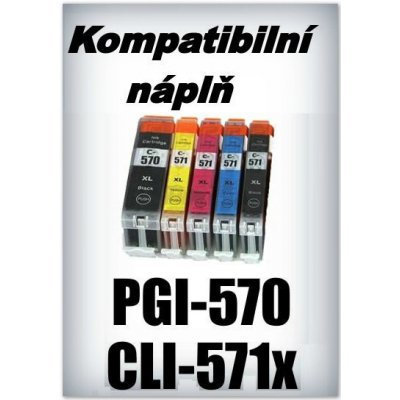 Handsome Canon - Náplň do tiskárny CLI-571 Bk XL - photo black - kompatibilní