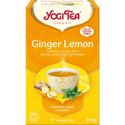 Yogi Tea Zázvor Citrón 17 x 1.8 g – Zboží Mobilmania