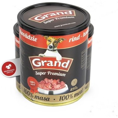 Grand Super Premium Adult Hovězí 850 g – Zboží Mobilmania