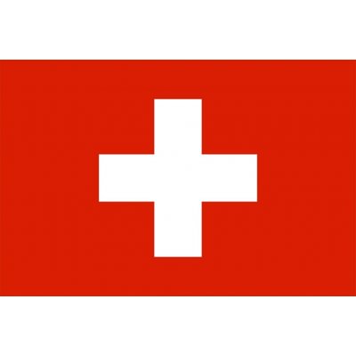 Samolepka - vlajka Švýcarsko - 6 x 4 cm – Zboží Dáma