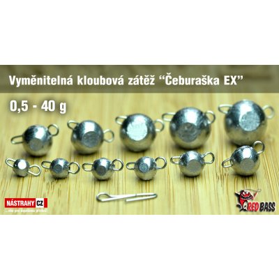 RedBass Vyměnitelná jigová zátěž "Čeburaška EX" - 9 g, 5 ks 65.0 g – Zboží Dáma