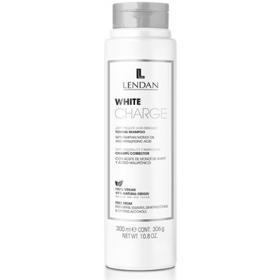 Lendan White Charge tónující šampón pro blond vlasy 300 ml