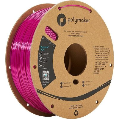 Polymaker PolyLite Silk PLA Magenta, purpurová, 1,75mm, 1000g (PA03004) – Zboží Živě
