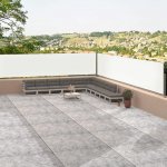 vidaXL Zatahovací boční markýza krémová 117 x 1 200 cm – Zboží Mobilmania