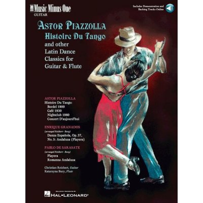 Astor Piazzolla Histoire Du Tango and Other Latin Classics noty na kytaru, příčnou flétnu + audio