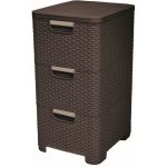 Curver Rattan Style 3 zásuvky 3 x 14 l hnědá 06604-210 – Zboží Mobilmania