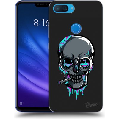 Pouzdro Picasee silikonové Xiaomi Mi 8 Lite - EARTH - Lebka 3.0 černé – Zbozi.Blesk.cz