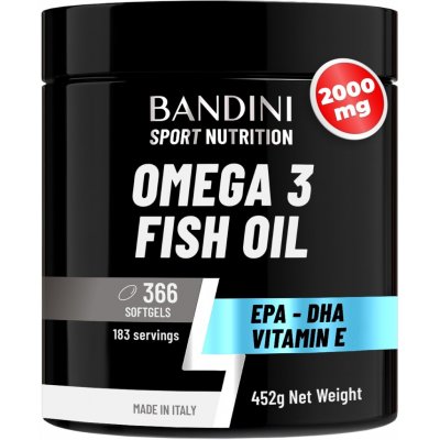 Bandini Omega 3 Zásoba na 6 měsíců, 366 měkkých gelů – Hledejceny.cz