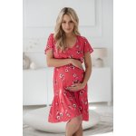 Těhotenské kojící šaty Lovely Dress Coral SS – Sleviste.cz