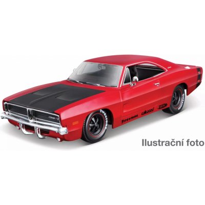 Maisto Dodge Charger R/T 1969 Červená 1:24 – Zbozi.Blesk.cz