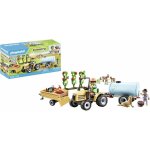 Playmobil 71442 Traktor s přívěsem a nádrží na vodu – Zboží Dáma