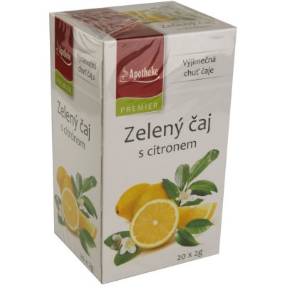 Apotheke Zelený čaj s citronem 20 x 2 g – Zbozi.Blesk.cz