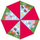 Deštník Chanos vystřelovací deštník Peppa Pig Pink