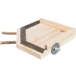 Trixie Plošina s bidýlky dřevěná 19 x 19 cm, – Sleviste.cz